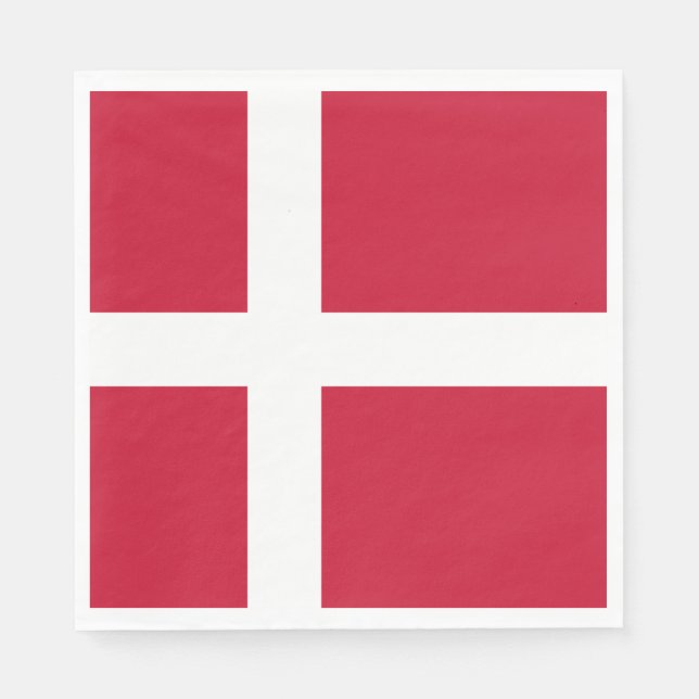 Denmark Flag Napkin (Front)