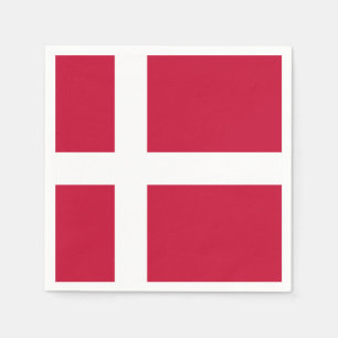 Denmark Flag Napkin