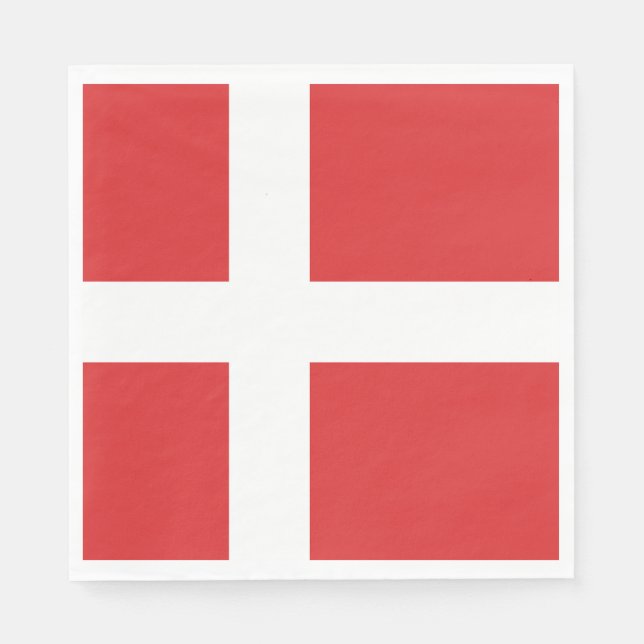Denmark flag napkin (Front)