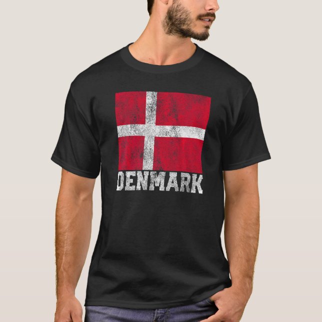 Denmark Flag National Pride Roots Country Family N T-Shirt (Front)