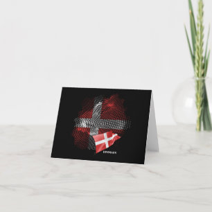 Denmark flag note card
