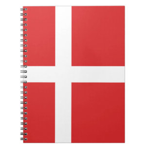 Denmark flag notebook