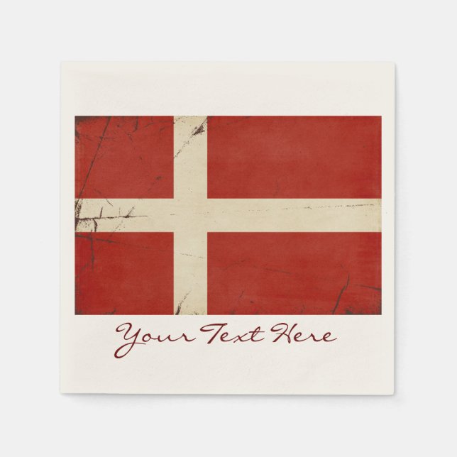 Denmark Flag Party Napkins (Front)