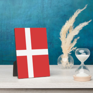 Denmark flag plaque