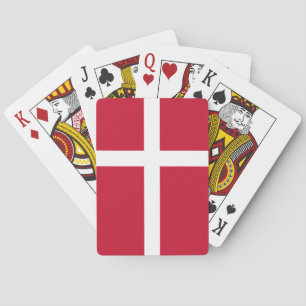 Denmark Flag Playing Cards