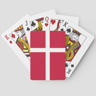 Denmark Flag Playing Cards