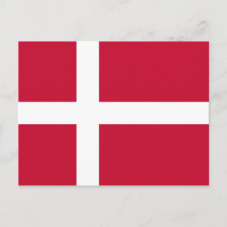 Denmark Flag Postcard