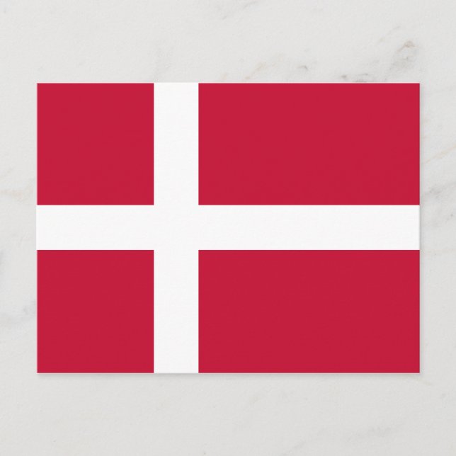 Denmark Flag Postcard (Front)