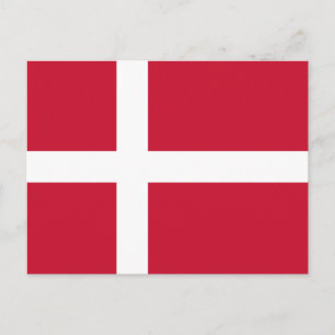 Denmark Flag Postcard