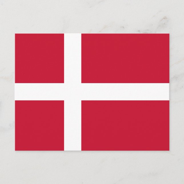 Denmark Flag Postcard (Front)
