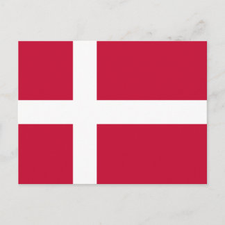 Denmark Flag Postcard
