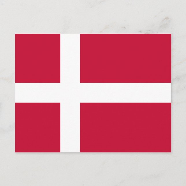 Denmark Flag Postcard (Front)