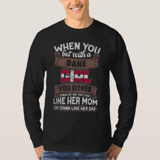 Denmark Flag Proud Danes Men & Women T-Shirt