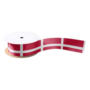 Denmark Flag Satin Ribbon