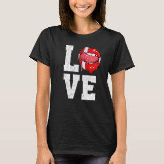 Denmark Flag Soccer Fan Love Dane T-Shirt