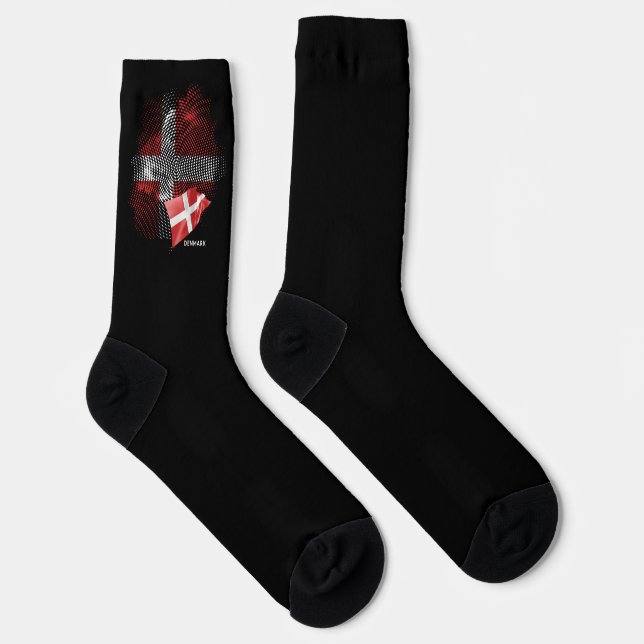 Denmark flag socks (Right)