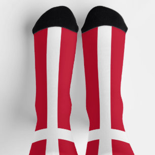 Denmark Flag Socks