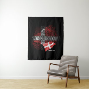 Denmark flag tapestry