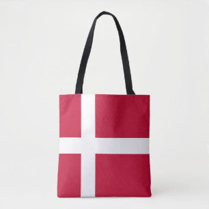 Denmark Flag Tote Bag