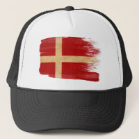 Denmark Flag Trucker Hat