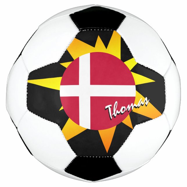 Denmark Football & Danish Flag / BANG (Front)