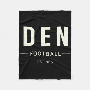 Denmark Footll Est. 965 Heritage Soccer Fan Tee Fleece Blanket