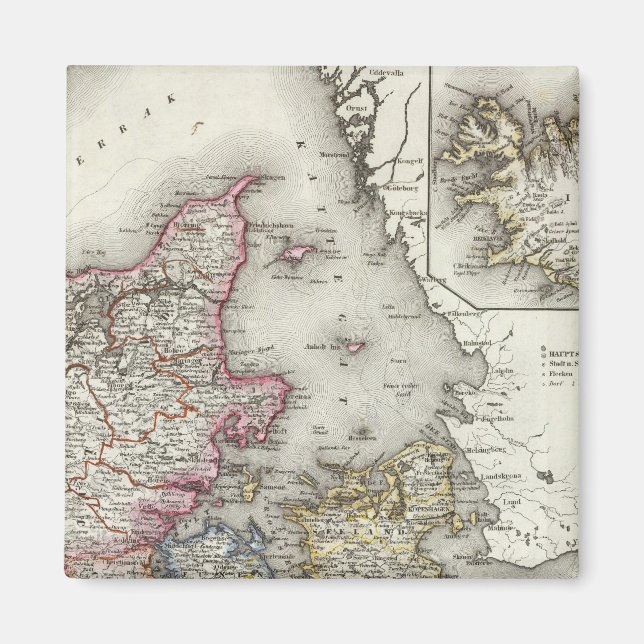 Denmark, Germany Magnet (Front)