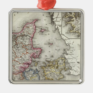 Denmark, Germany Metal Tree Decoration