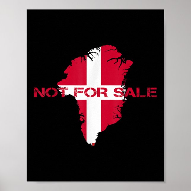 Denmark Greenland Not For Sale Annexe Greenland Poster (Front)
