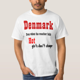 Denmark hot girl t-shirts