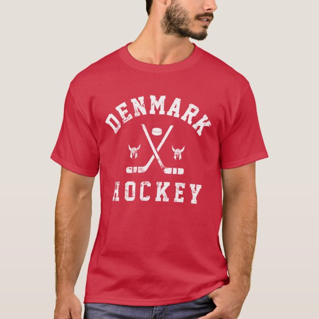 Denmark Ice Hockey  T-Shirt (Front)