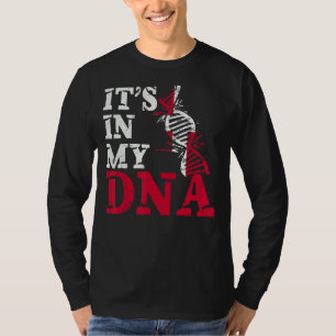 Denmark Its In My Dna Danish Flag Danes T-Shirt