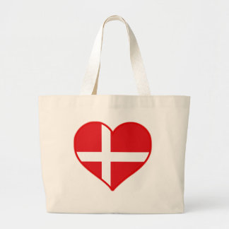 Denmark Love Large Tote Bag
