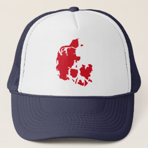 Denmark Map Trucker Hat