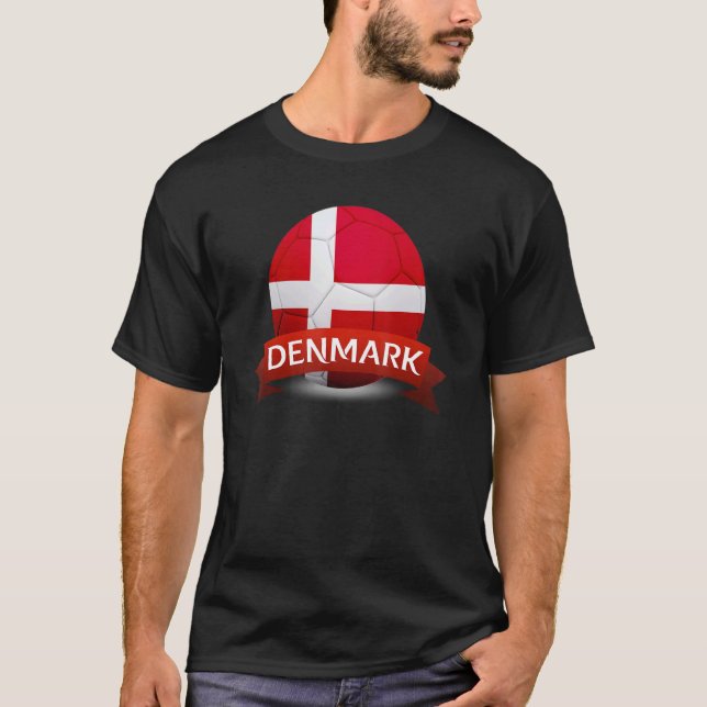 Denmark National Team World Football Soccer Champi T-Shirt (Front)