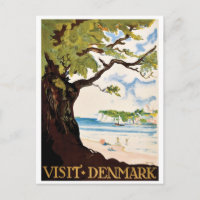 Denmark, Oak Tree at the Beach