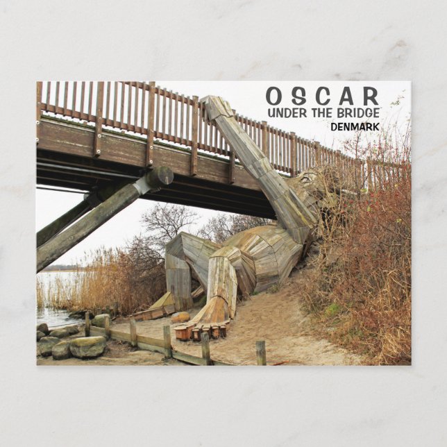 Denmark, Oscar Under the Bridge Postcard! Postcard (Front)