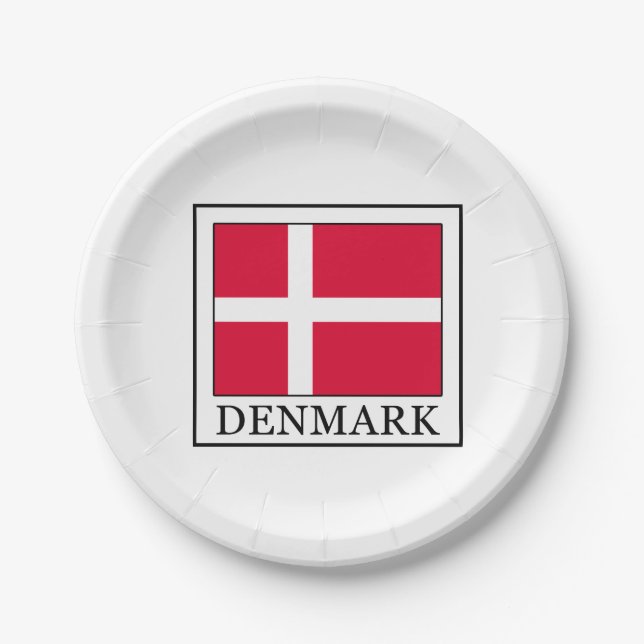 Denmark Paper Plate (Front)