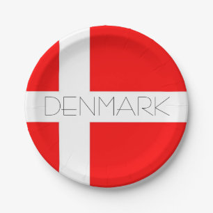 Denmark Paper Plates! Plate