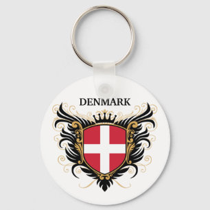 Denmark [personalise] key ring
