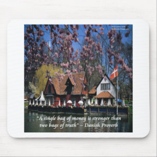 Denmark Photo & Famous Proverb Mouse Mat