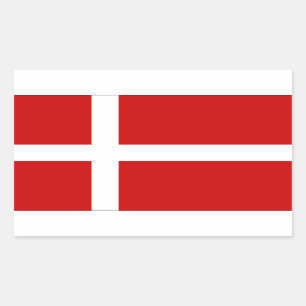 Denmark Rectangular Sticker