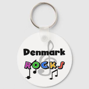 Denmark Rocks Key Ring