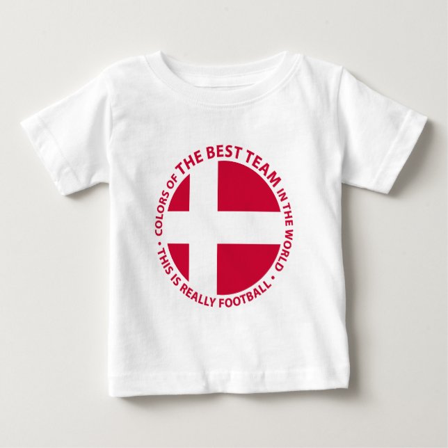 Denmark Shield Baby T-Shirt (Front)