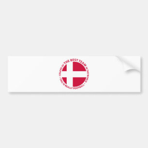 Denmark Shield Bumper Sticker