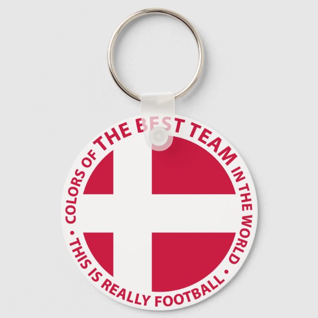 Denmark Shield Key Ring (Front)