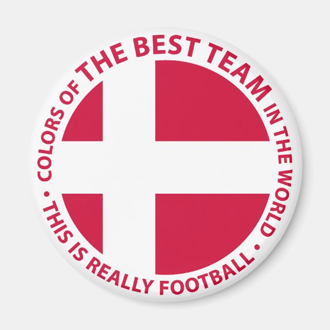 Denmark Shield Magnet (Front)