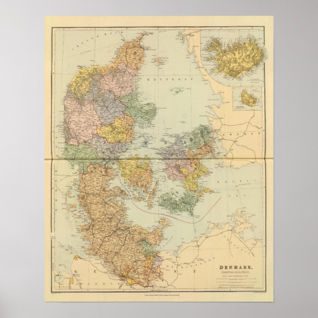 Denmark, Sleswig, Holstein Poster (Front)