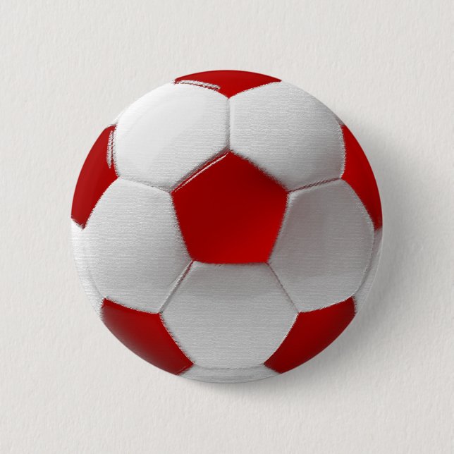 Denmark Soccer 6 Cm Round Badge (Front)
