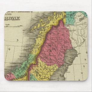 Denmark, Sweden, And Norway Mouse Mat